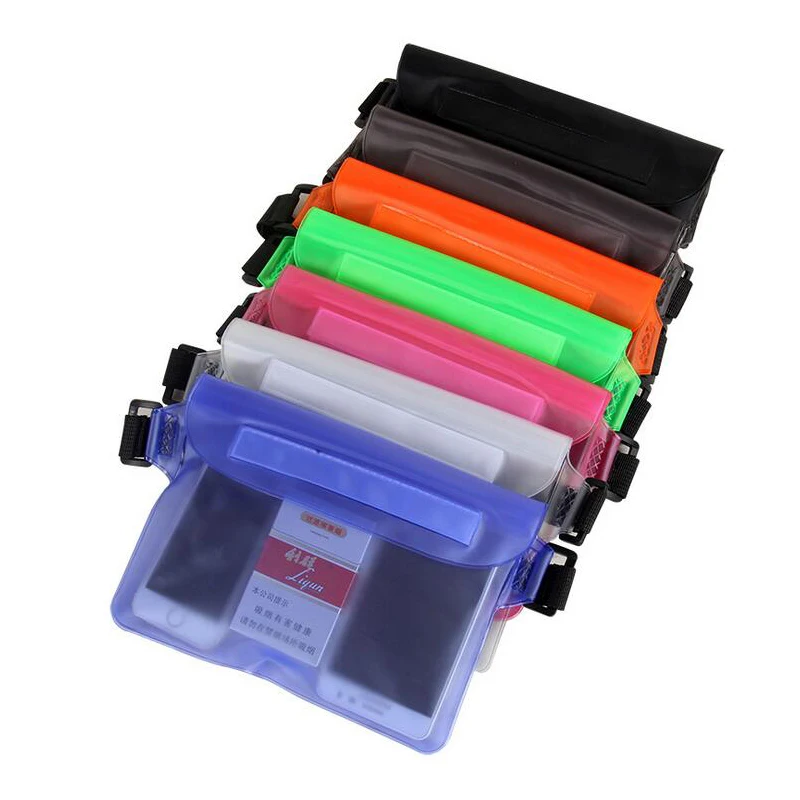 

3 Layers Waterproof Sealing Drift Diving Swimming Waist Bag Skiing Snowboard Underwater Dry Shoulder Bag for Phone