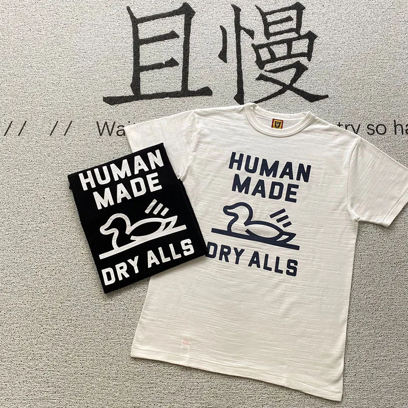 

Human Made White T Shirt Men Women 1:1 Swim Duck Tops Tee HUMAN MADE Short Sleeve