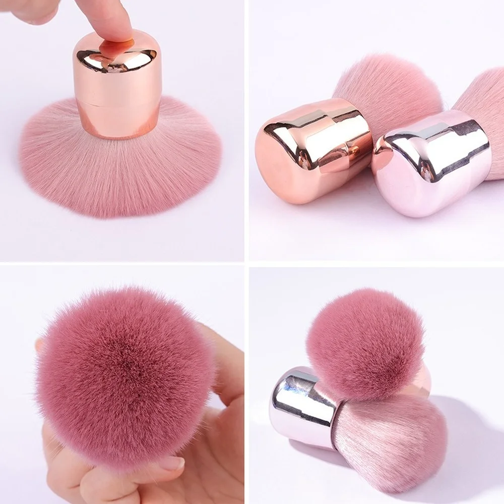

1PCS Popular Round Small Flower Brush Nail Paint Gel Dust Cleaning Brushes Make Up Brush Nail Art Manicure Tool