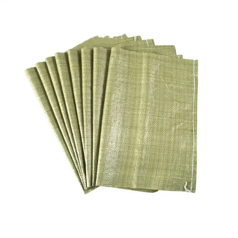 

Grey plastic PP woven bag logistics package gunny bag large bag custom thickness