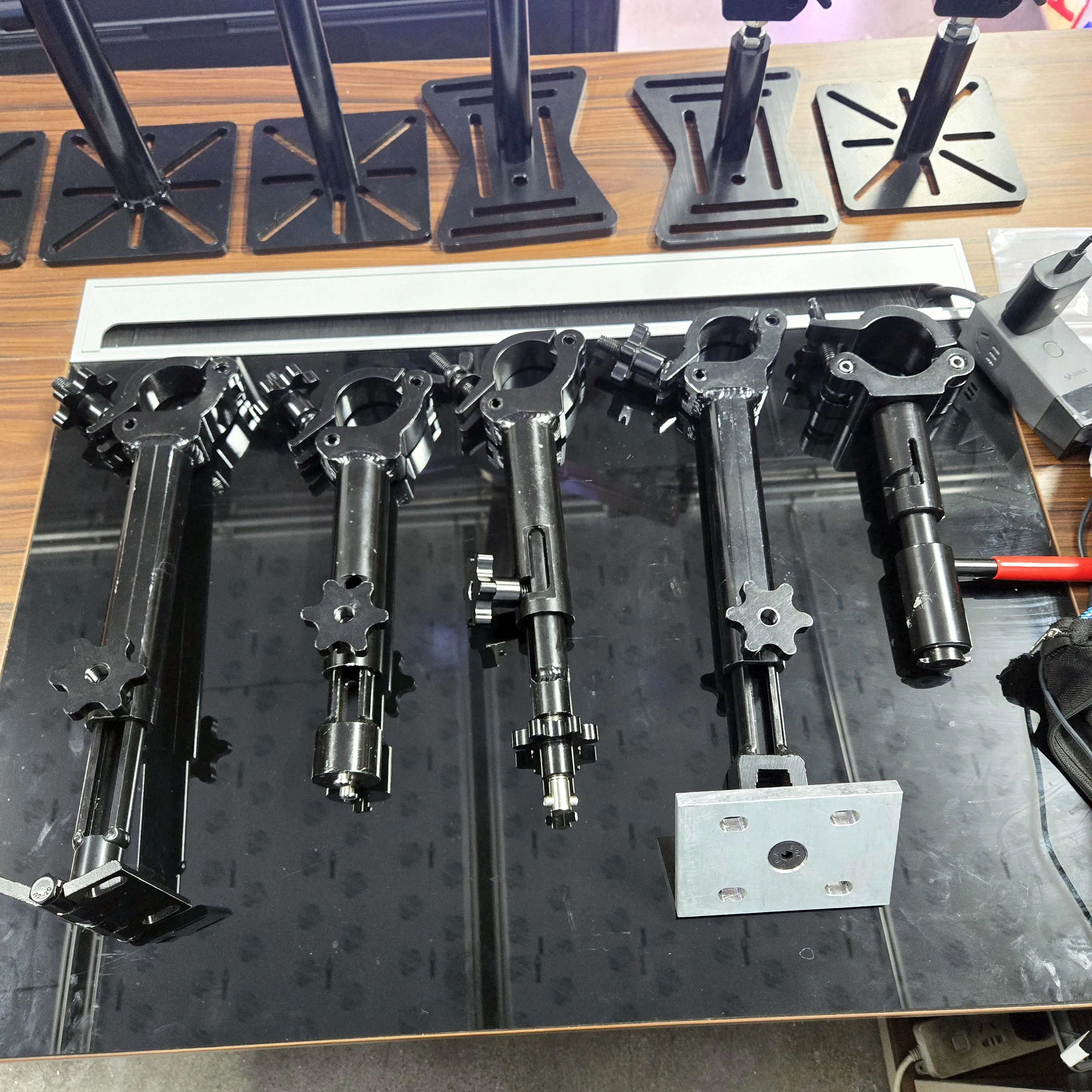 Универсальный светодиодный настенный зажим регулируемая панель экрана