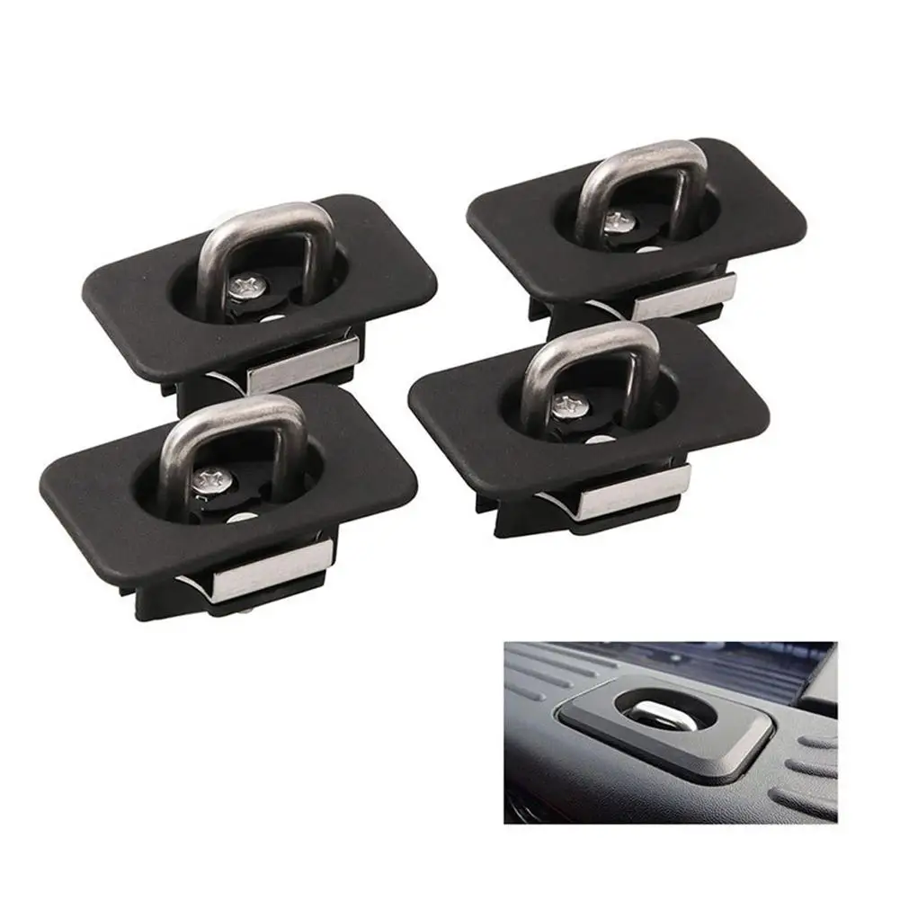 

Bull Ring Retractable Tie Down Hooks Tool Auto Modification Accessories Compatible For Raptor F150 98-14
