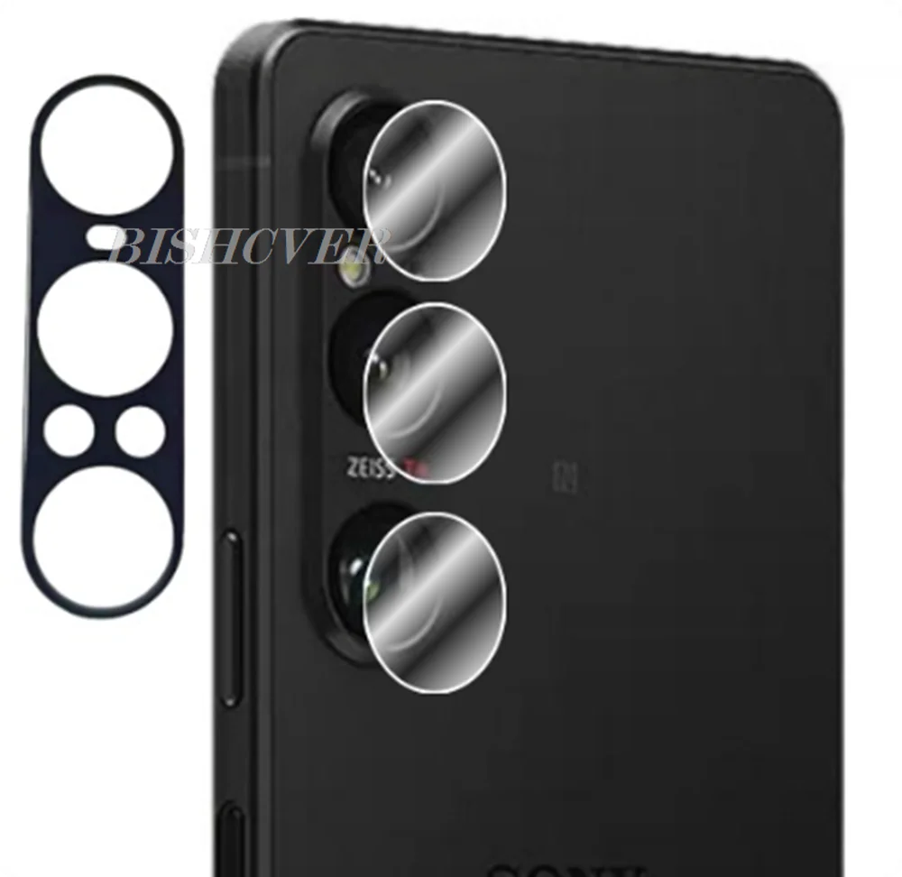 Фото 3 шт. 9D закаленное стекло для Sony Xperia 1 VII 10VII 1VII Xperia1 1VI 10 VI 10VI Защитная пленка для объектива задней камеры №3