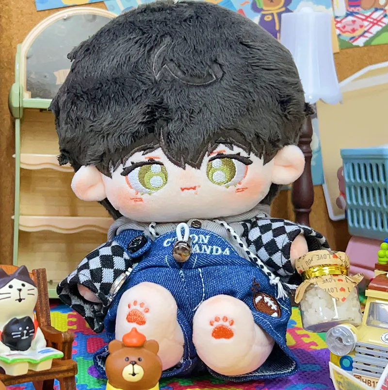 

Оригинальная милая плюшевая хлопковая кукла Kpop Idol Chan, 20 см, игрушка для тела, мультяшная плюшевая подушка, подарок на Рождество