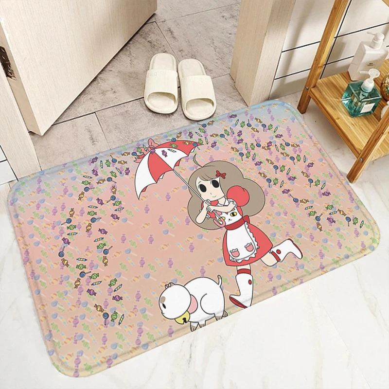 Дверной Коврик С Узором Ананаса - Противоскользящий Прочный Напольный Ковер В