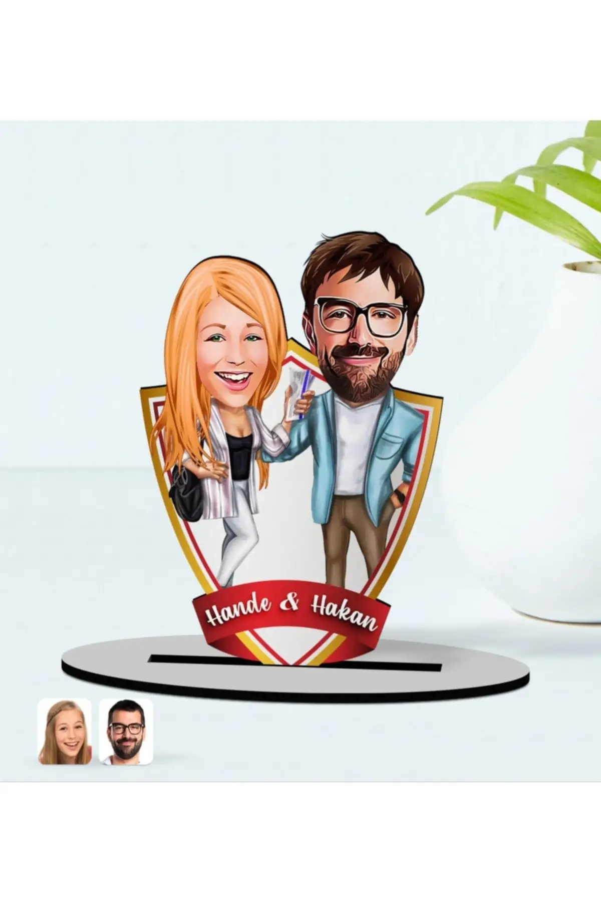 

Personalized Male Mathematics Teacher Cartoon Wooden trinkets Model-1