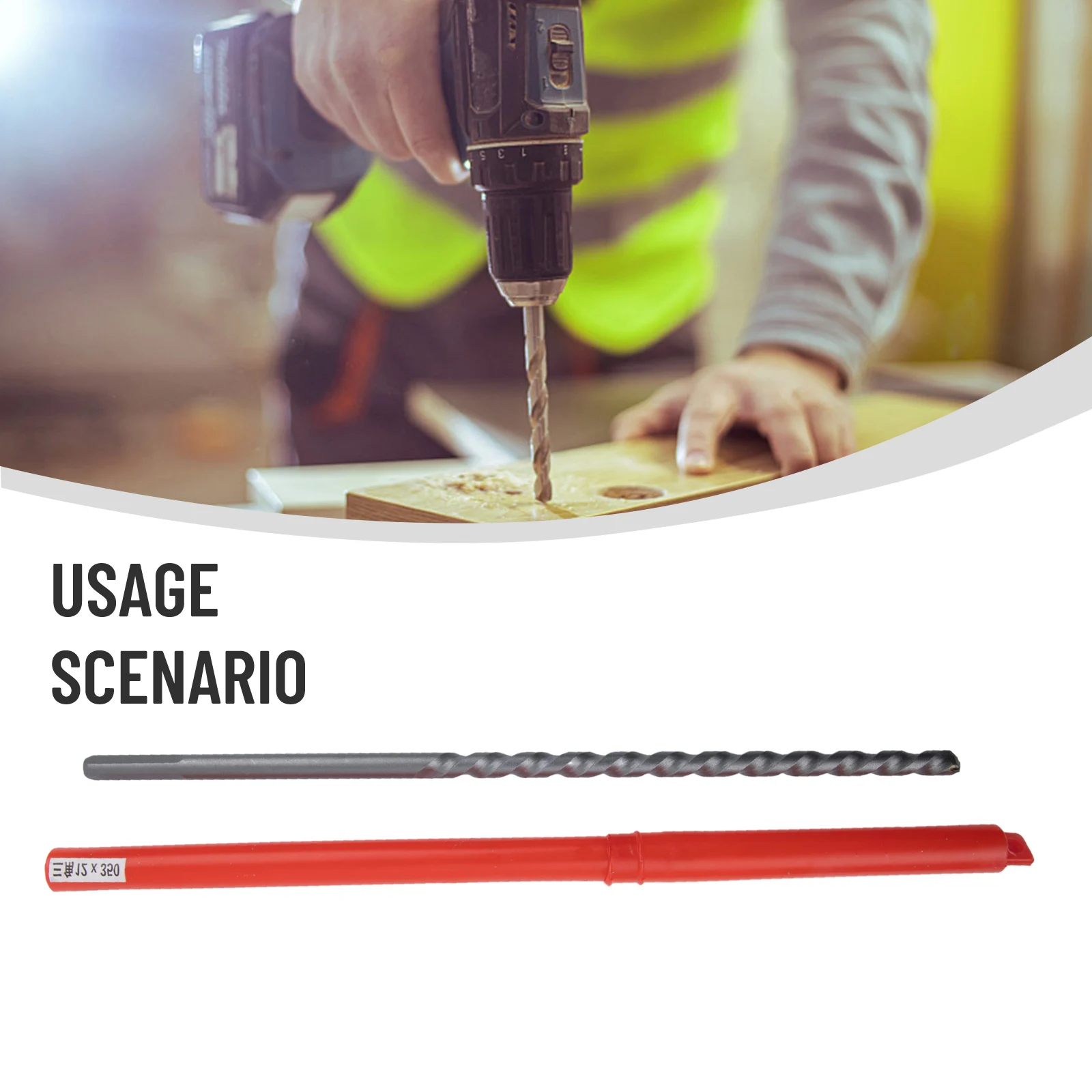 1 шт. 6x300 мм 8x300 10x300 12x350 длинное сверло для бетона в каменной кладке ударное с