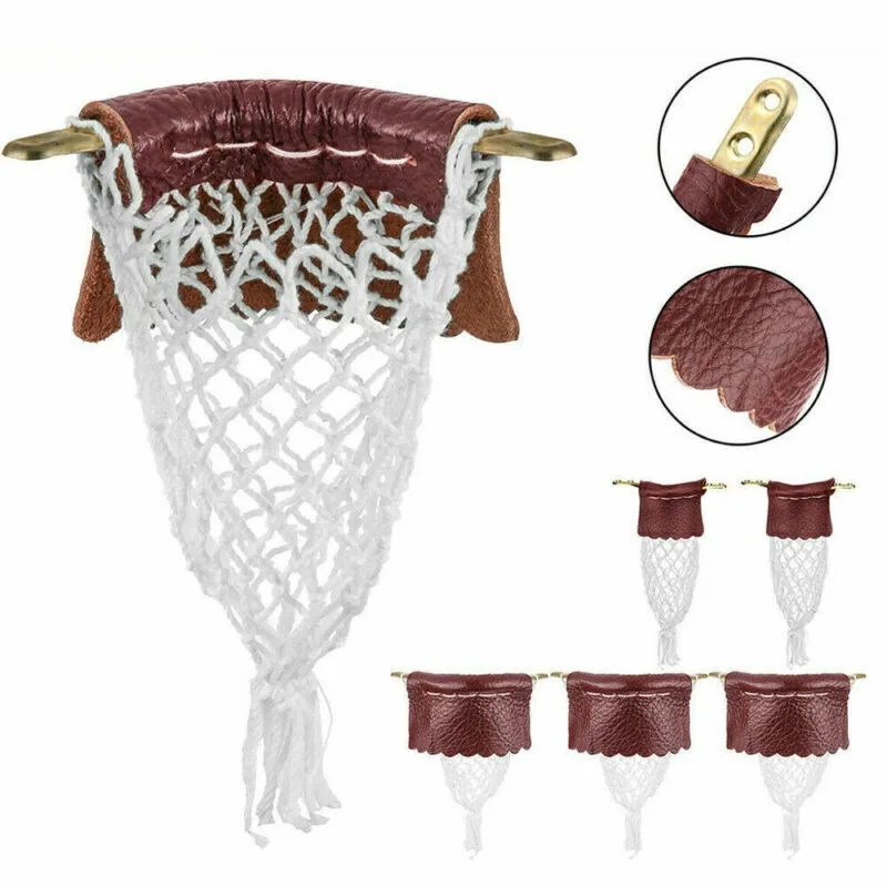 6 шт. кожаные сетчатые карманы для бильярдного стола