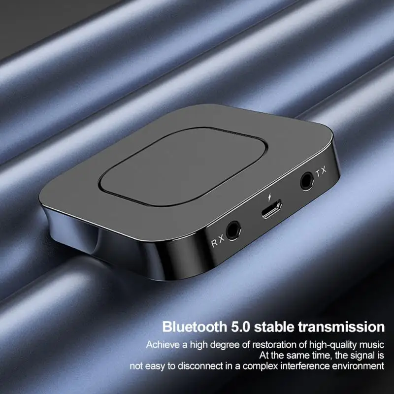 

Беспроводной аудиоадаптер Plug And Play, легкий аудиоприемник, передатчик, bluetooth-совместимый 5.0 беспроводной музыкальный адаптер Hifi