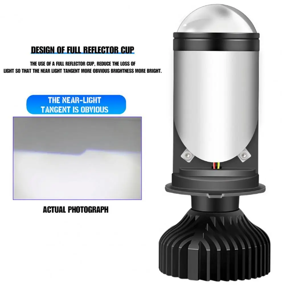 

2pcs Y6D H4 LED Car Headlight Super Bright Mini Canbus 6000K White Auto Fog Lights Bulb 12V 24V 70W 6400LM Day Running Lamps