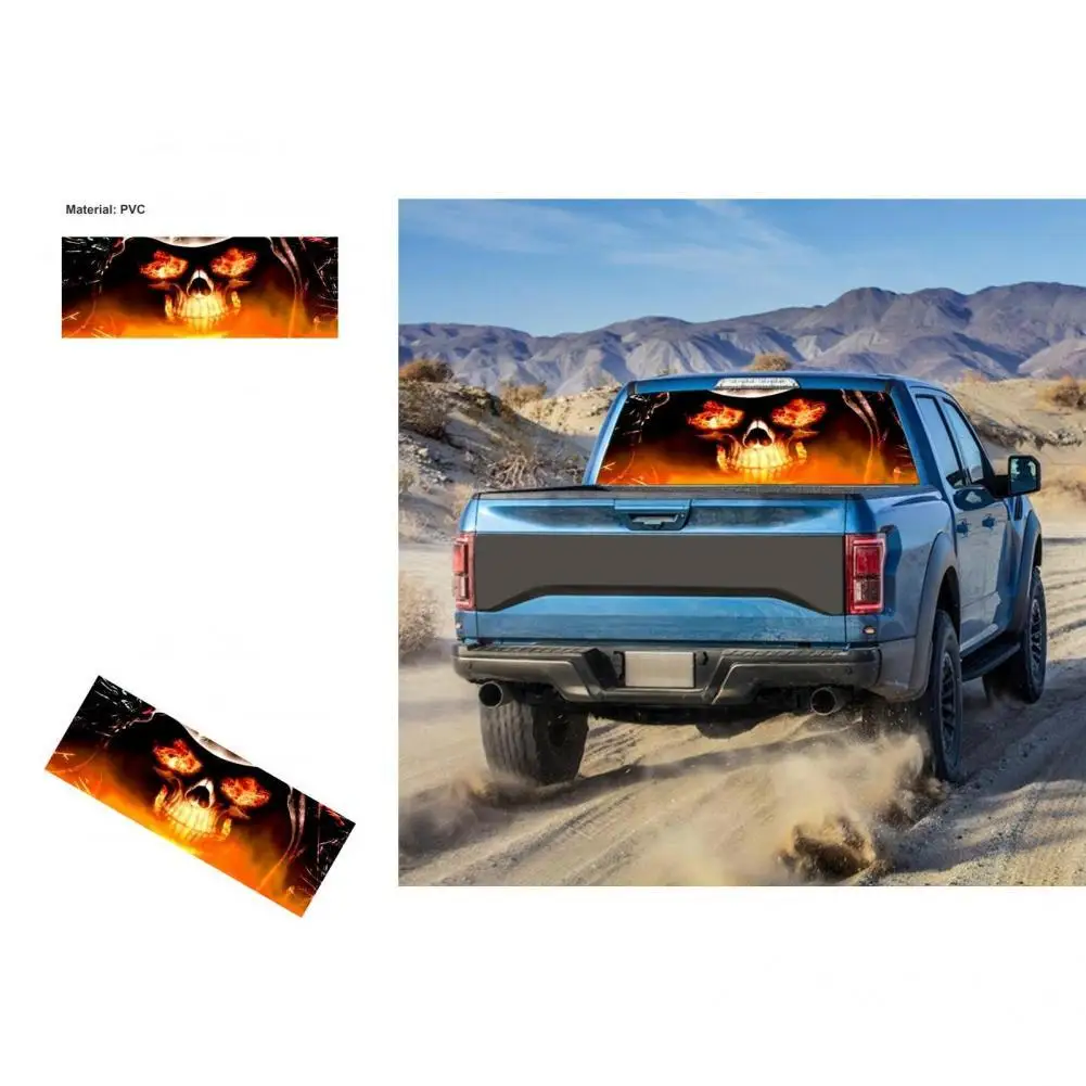 

Decoration Bright Colors Auto Accessories Funny Flame Sticker for Pickup