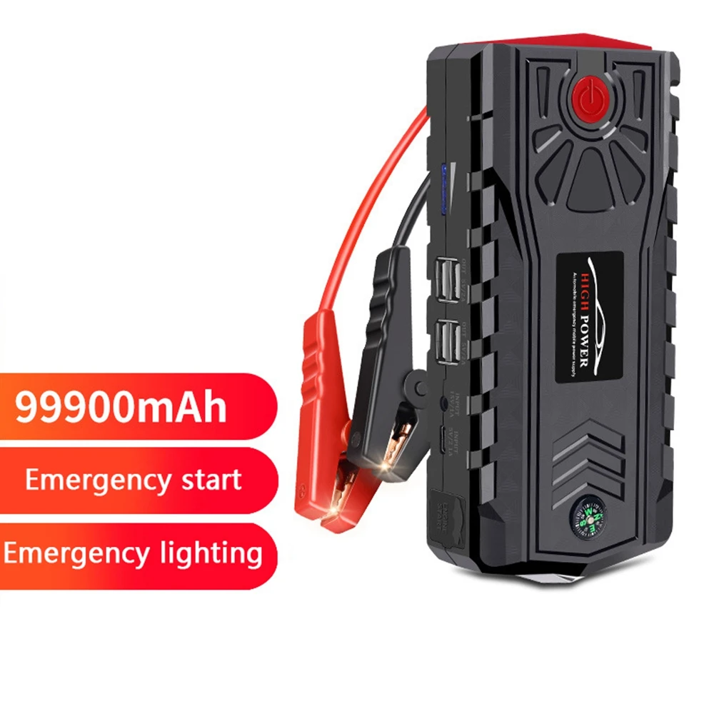 

5000A Car Jump Starter 99900mAh Power Bank Station For Auto Emergency Battery Booster Charger Diesel Petrol Cars Start Camping