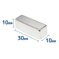 125101520pcs 30x10x10mm block rare earth neodymium magnet sheet 30x10x10 rectangular permanent strong magnets 301010 mm