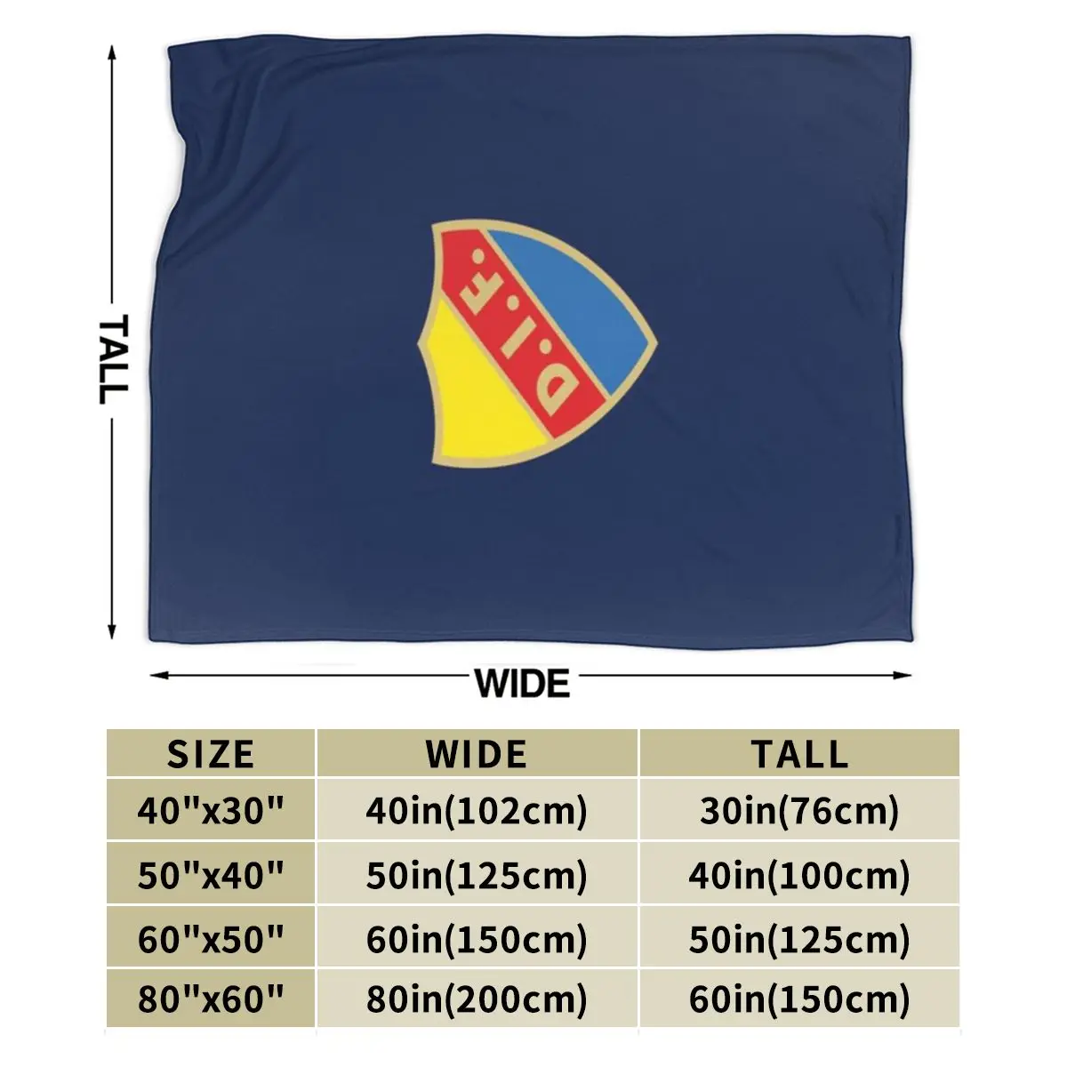 Ультрамягкое Флисовое одеяло Djurg Rdens IF Fotboll Home