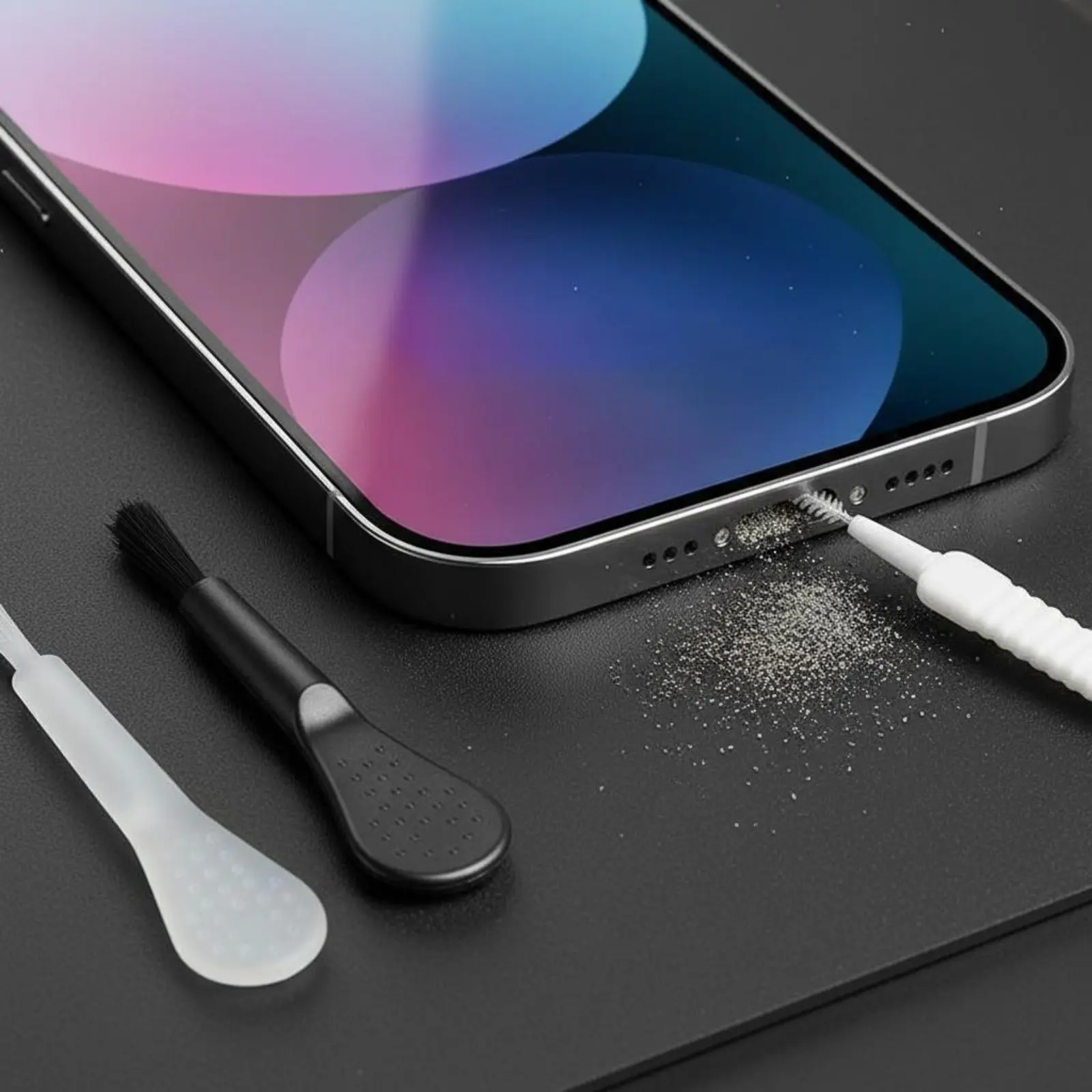 Фото Набор для чистки портов USB-C, 12 предметов: ультратонкие щетки, щетка для чистки портов USB-C, очиститель от пыли для динамиков, безопасное для устройств средство для ухода без царапин №4