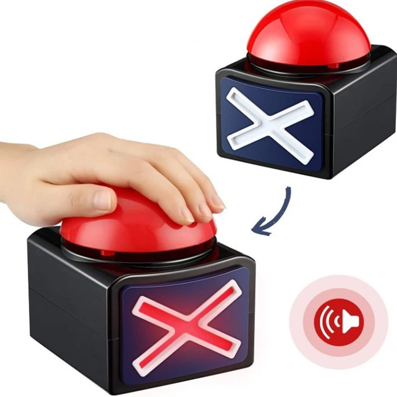 

Trivia Quiz Got Talent Vocal Squeeze Box Race Competition Snatchers Game Answer Response Buzzer Alarm Button With Sound Light