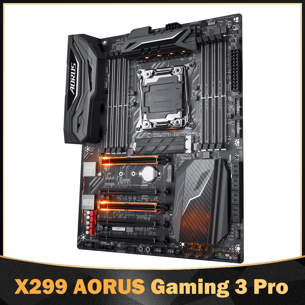 

X299 AORUS Gaming 3 Pro For Gigabyte LGA2066 Support Core X-Series Processors ATX 8*DDR4 256GB Motherboard High Quality