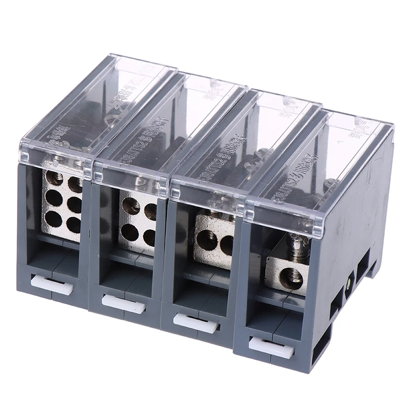 

New ABS 150A Din Rail Terminal Distribution Box One In Multiple Out Circuit Breaker General Power Supply Special Junction Box
