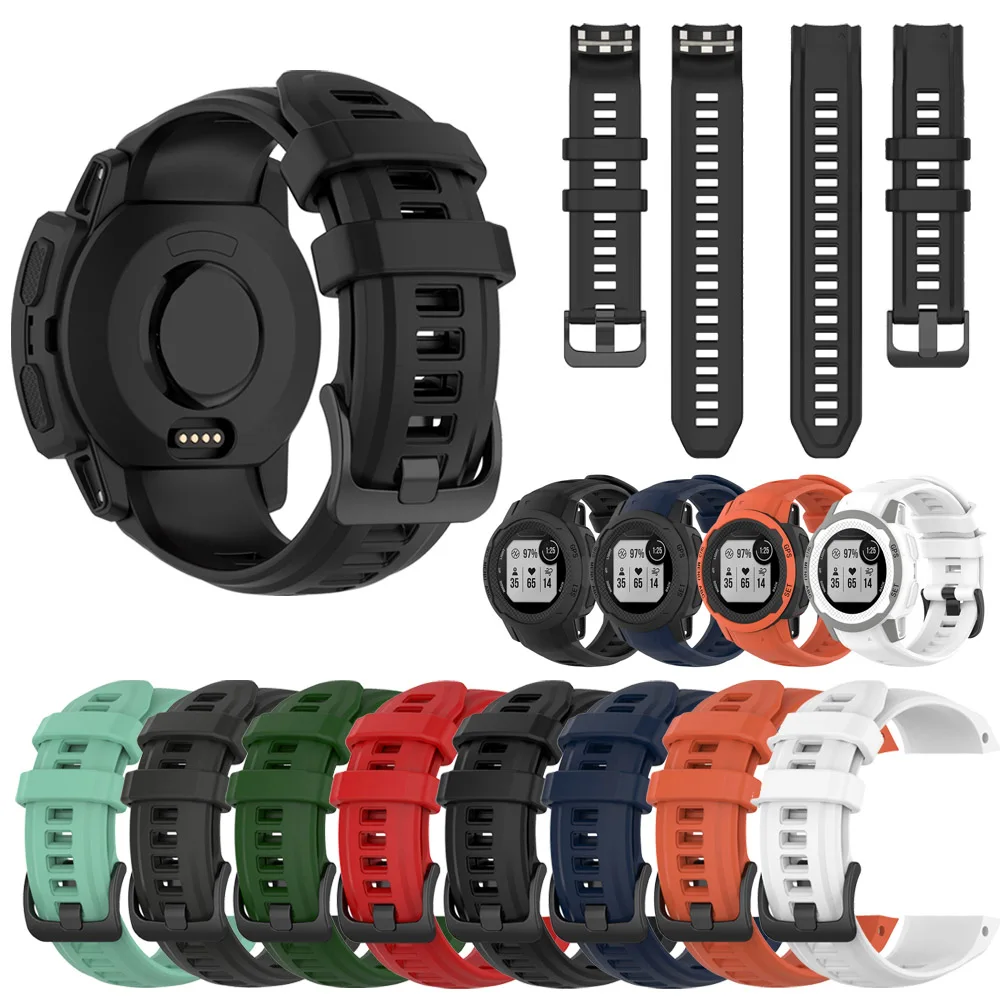 

Ремешок силиконовый для наручных часов Garmin instinct 2S, спортивный браслет для Garmin instinct 2S, аксессуары для часов, 20 мм