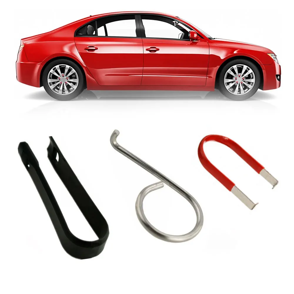 

Universal Car Truck Wheel Lug Bolt Nut Center Cover Cap Extractor Removal Tool Clip with Hook Professional Wheel Removal Tools