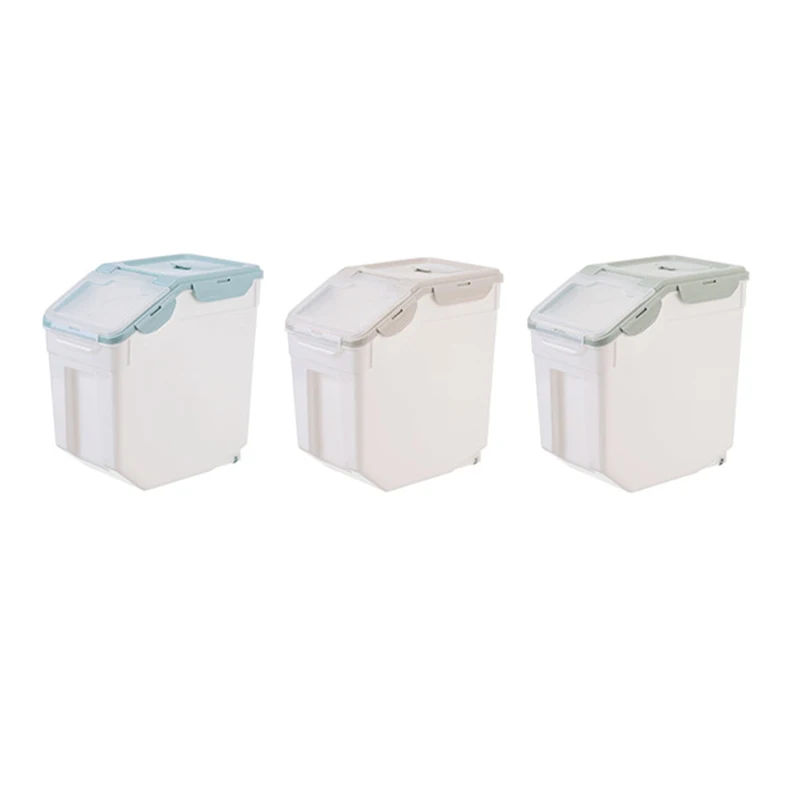 

Large Cat Dog Food Storage Box Sealed Bucket Moisture-Proof Pet Food Container Grain Barrel Dry Food Dispenser Feeder