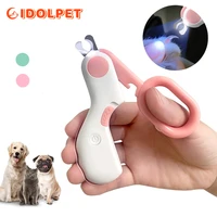 professional pet nail clipper with led light can illuminate the bleeding line pet claw scissors avoid over cutting for dogs cats