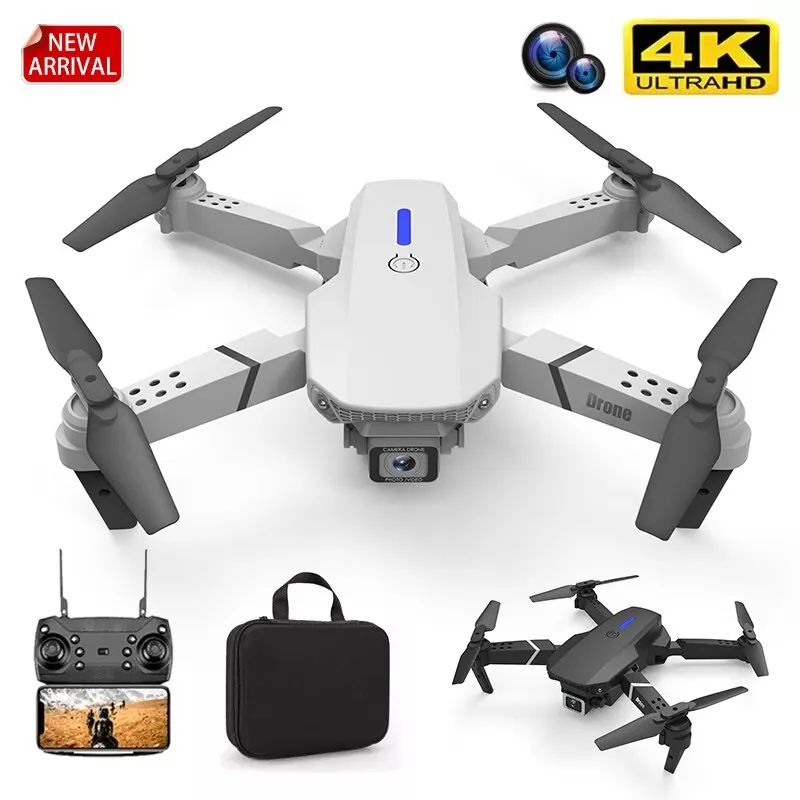 E88Pro-Dron 4K profesional con cámara HD gran angular de 2022 P, helicóptero teledirigido plegable, WIFI, FPV, juguete de regalo de altura, 1080 1