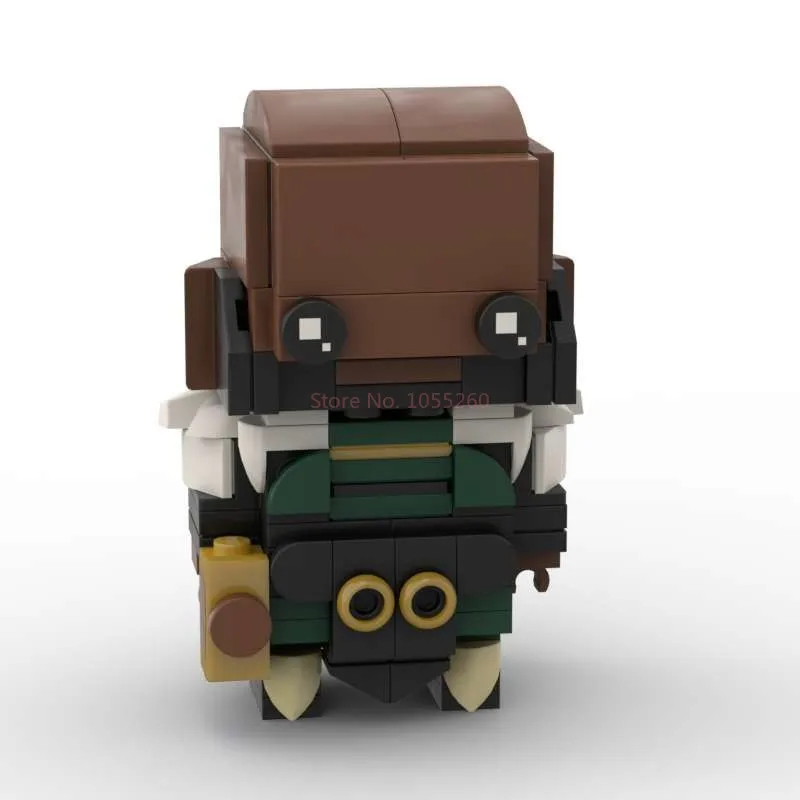 Fangtouzi Moc Loki TV Series Кирпичная форма Мелкие частицы Diy Набор игрушек-головоломки