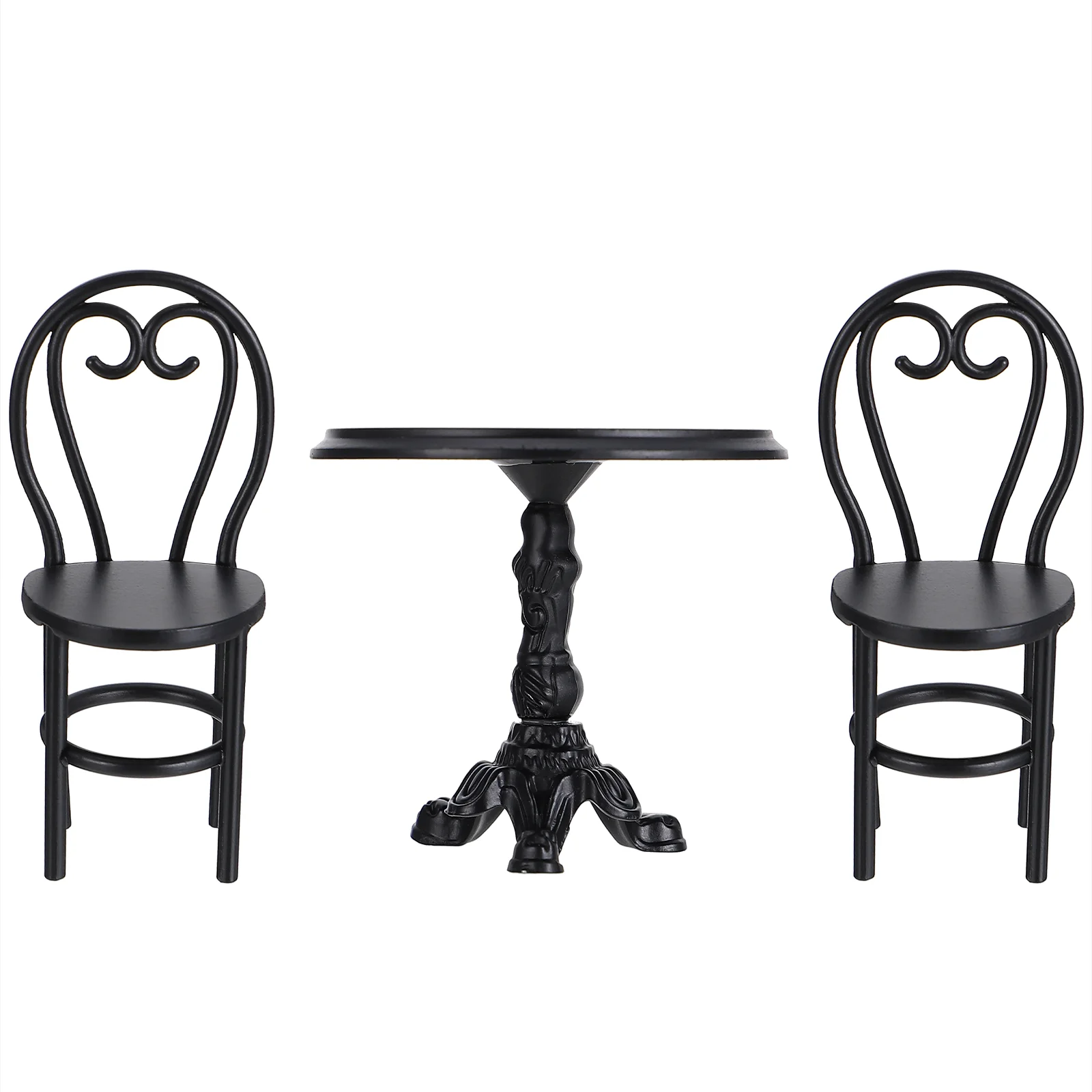 3 шт. кукольный домик стол и стулья миниатюрный набор сказочный садовый декор