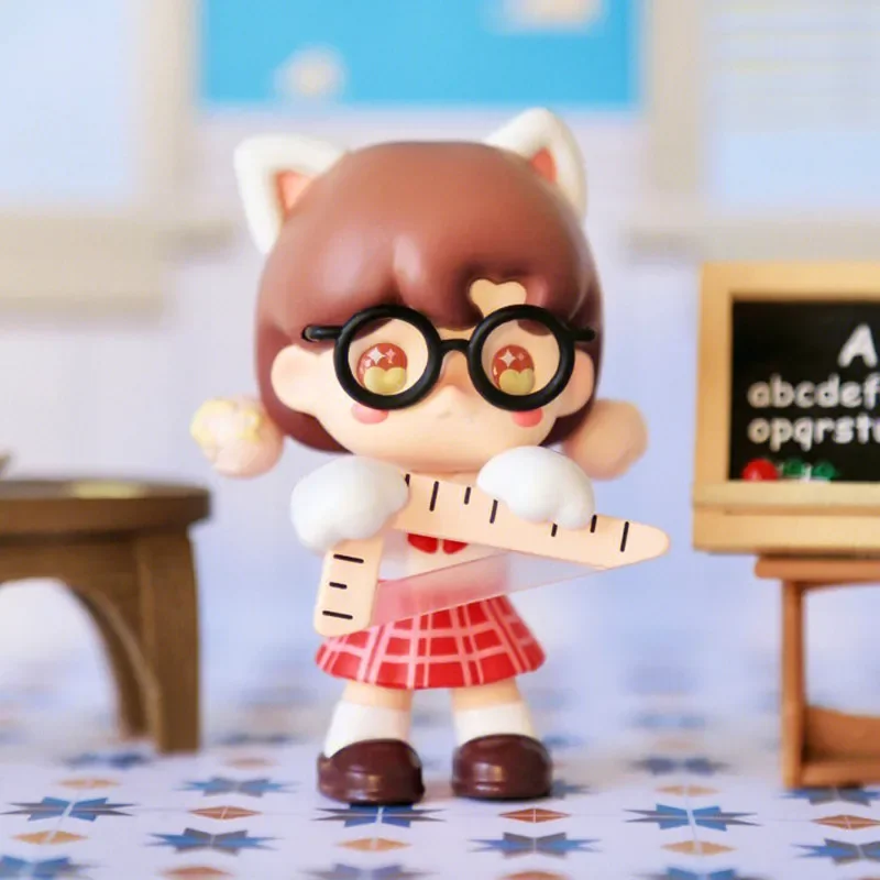 MOKOKIMO Campus Series Blind Box Toys Guess Bag Mystery Mistery Caixa Фигурка Surpresa Милая модель на день рождения