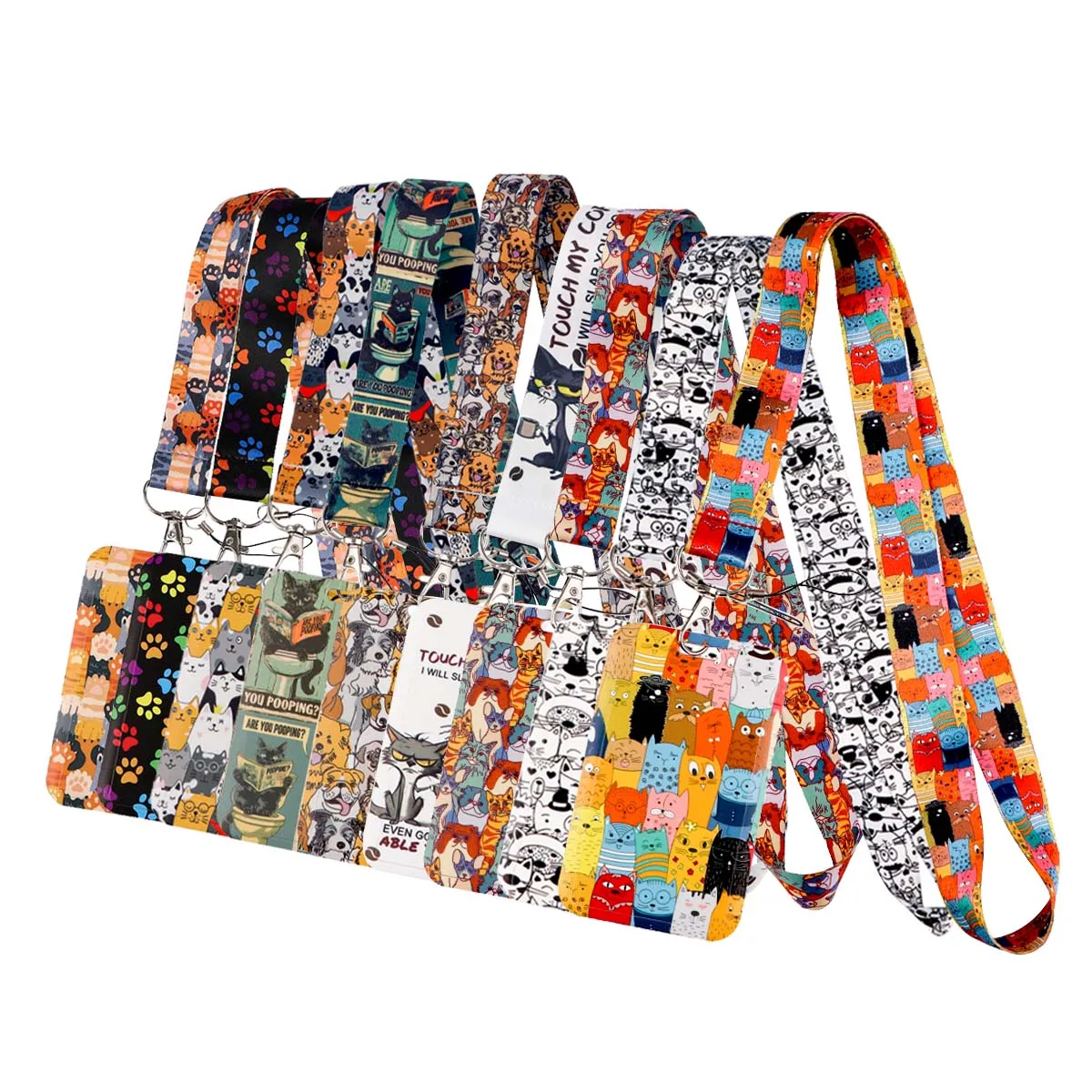 Шейный ремешок для кошек и собак шнурок ключей брелок подвеска удостоверения