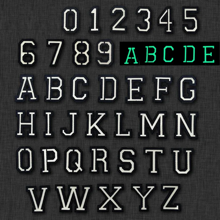 Светящийся в темноте именной английский буквенный военный тактический рюкзак