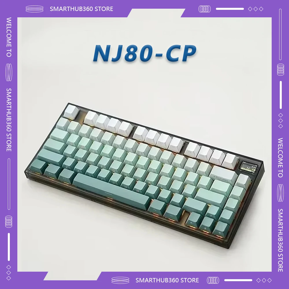 Механическая клавиатура Keydous NJ80-CP NJ81-CP с магнитным переключателем беспроводная