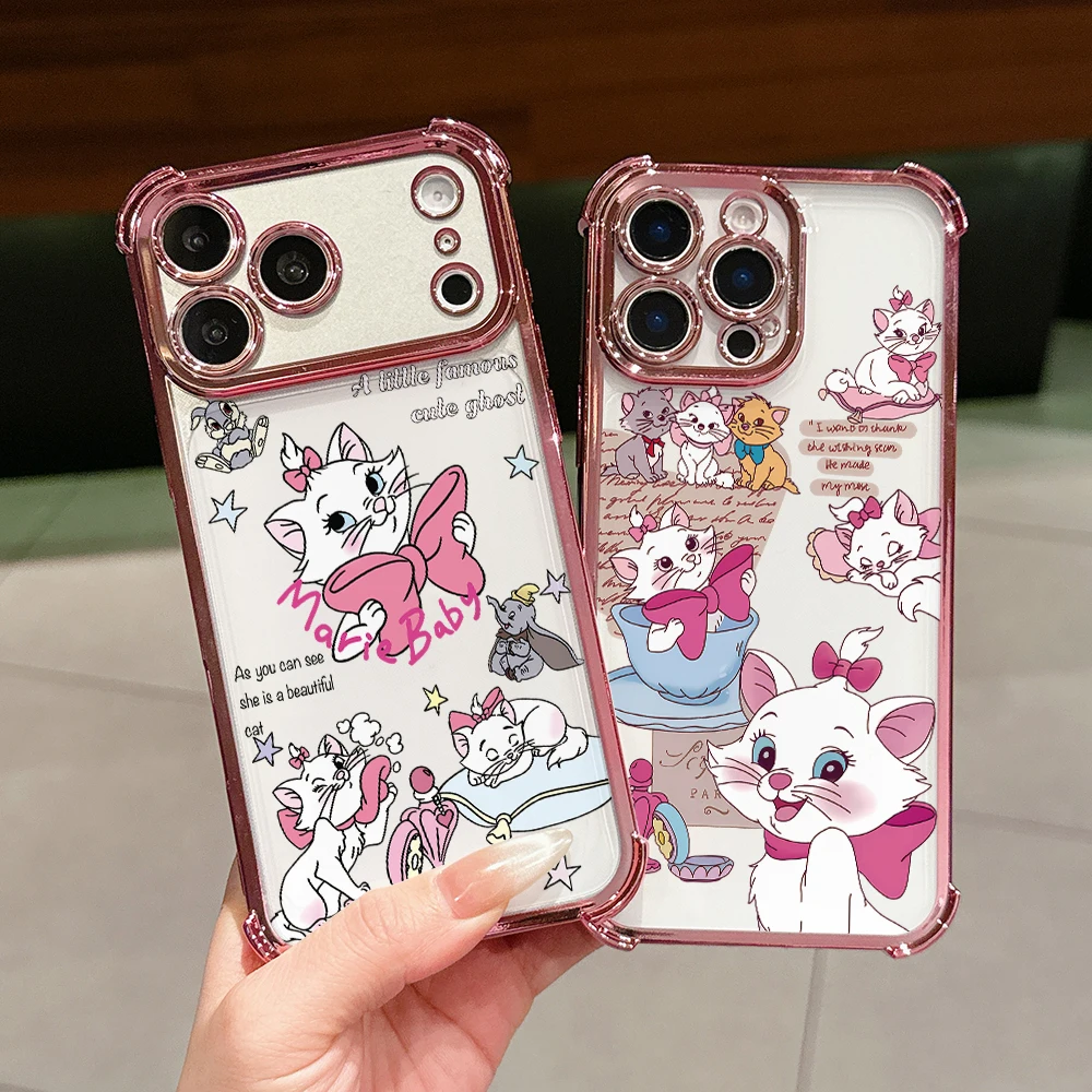 Фото Чехол для телефона Aristocats M-Maries Cat для Samsung Galaxy S26 S25 S24 S23 S22 S21 S20 FE Ultra Plus 5G, прозрачный, с защитой от падений №1