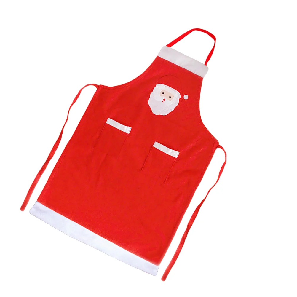 

Apron Aprons Christmas Santa Bib Funny Suit Holiday Outfit Cooking Novelty Party Decorations Cute Fashion Cooks Barbecue Baker