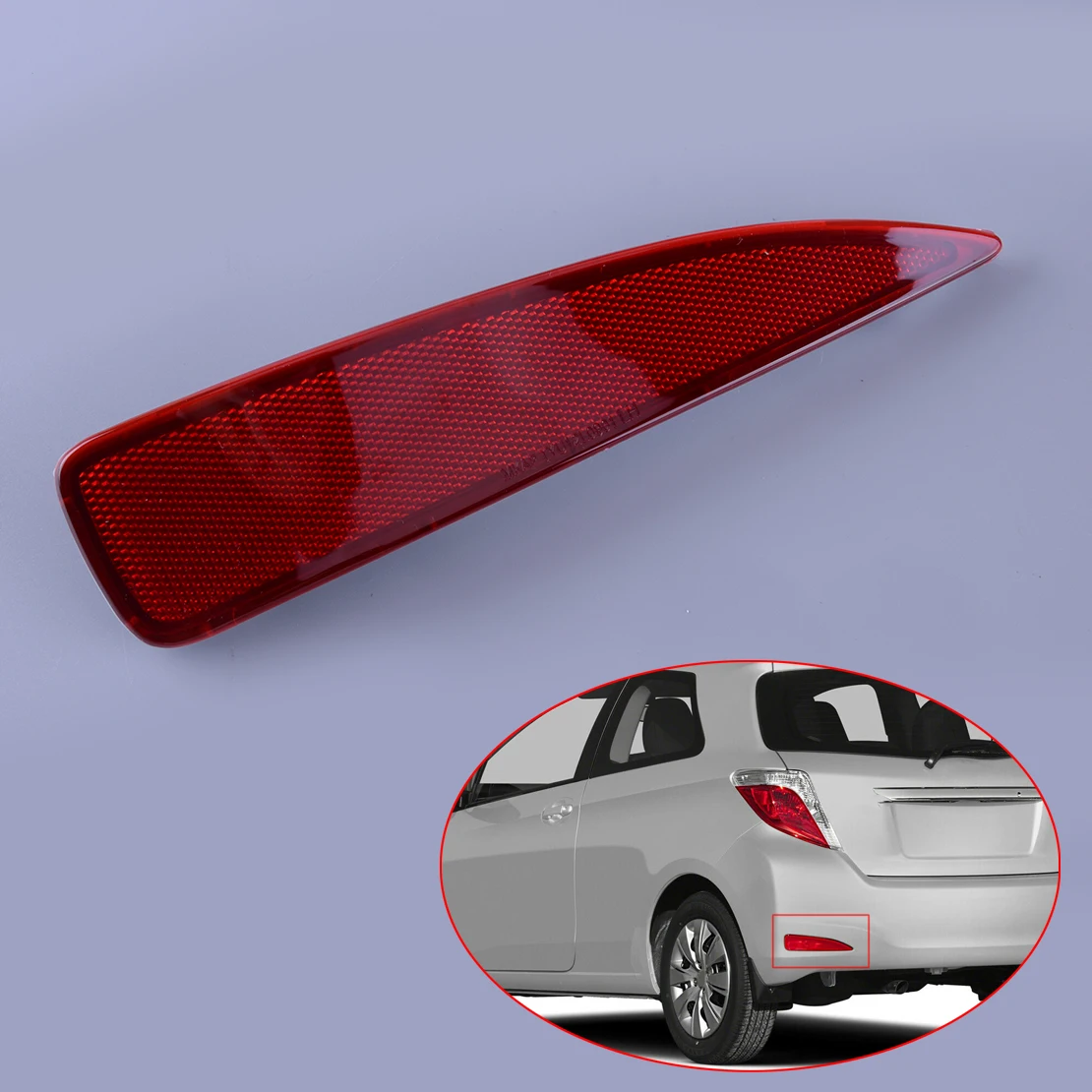 

52164-52100 TO1184103 Car Rear Bumper Left Reflector Light Lamp Housing Cover Fit For Toyota Yaris Base PREMIUM CE L LE 2012