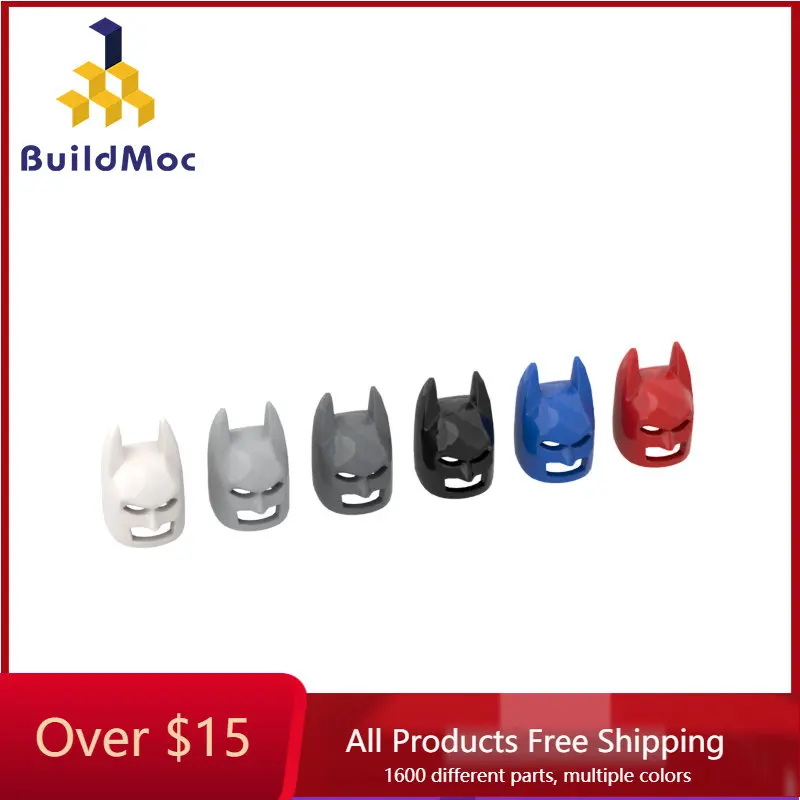 

10 шт., маска MOC для сборки частиц, 10113, летучая мышь для строительных блоков, детали «сделай сам», строительные классические фирменные подароч...