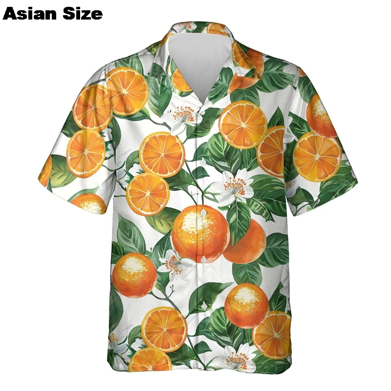 Мужские рубашки Aloha с 3D принтом