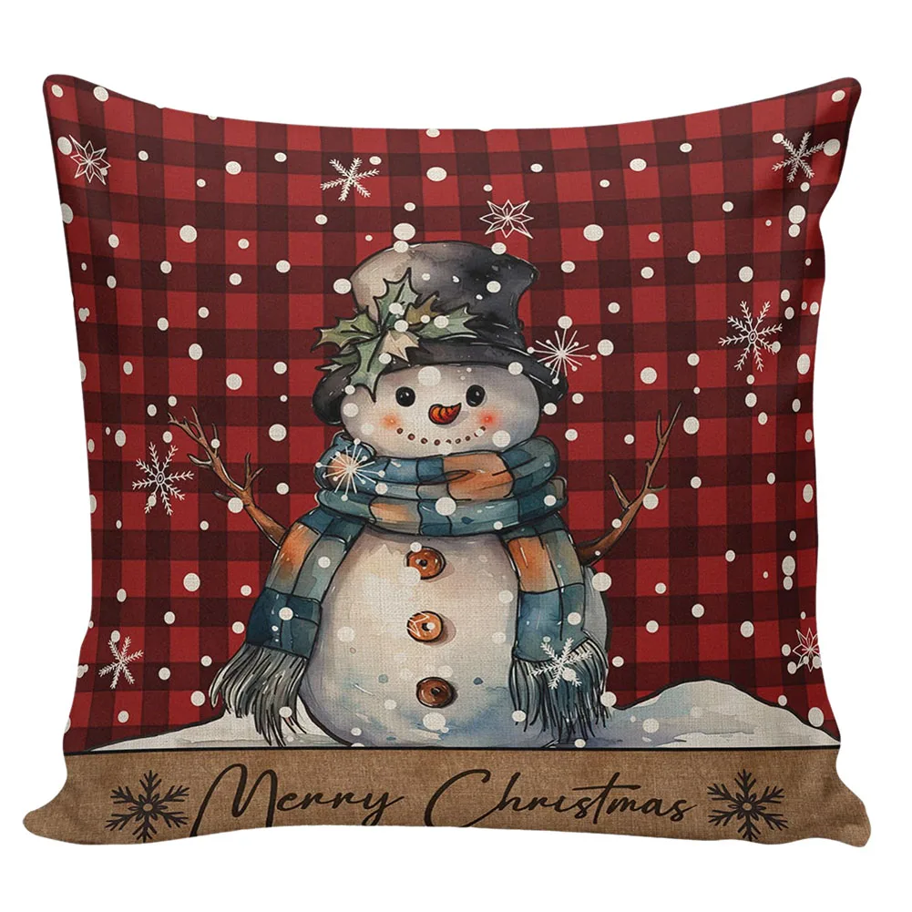 

High Quality Christmas Pillowcase Pillow Cover 2023 45cm X 45cm Christmas Cushion Cover Christmas Pillow Cover