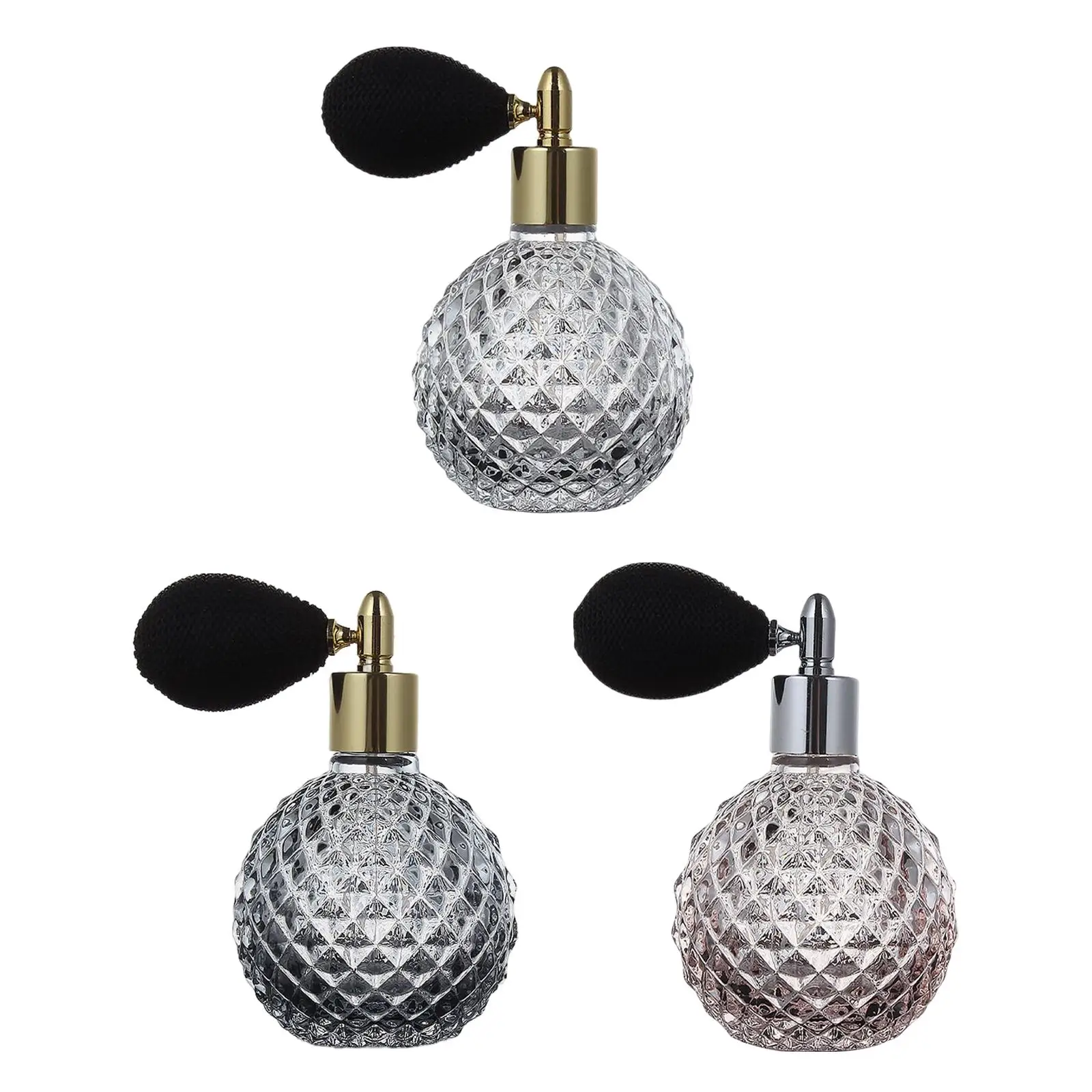 

Crystal Refillable Perfume Atomizer Spray Bottle Empty Perfume Bottles 100ml Essential Oil Bottle Perfume Spray Bottle