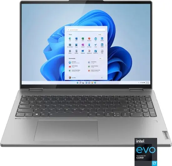 Brand Yoga Laptop 7i 16" 2.5K Touch 2-in-1 Laptop - Evo Platform - Core i7-1260P - 16GB Memory - 512GB SSD