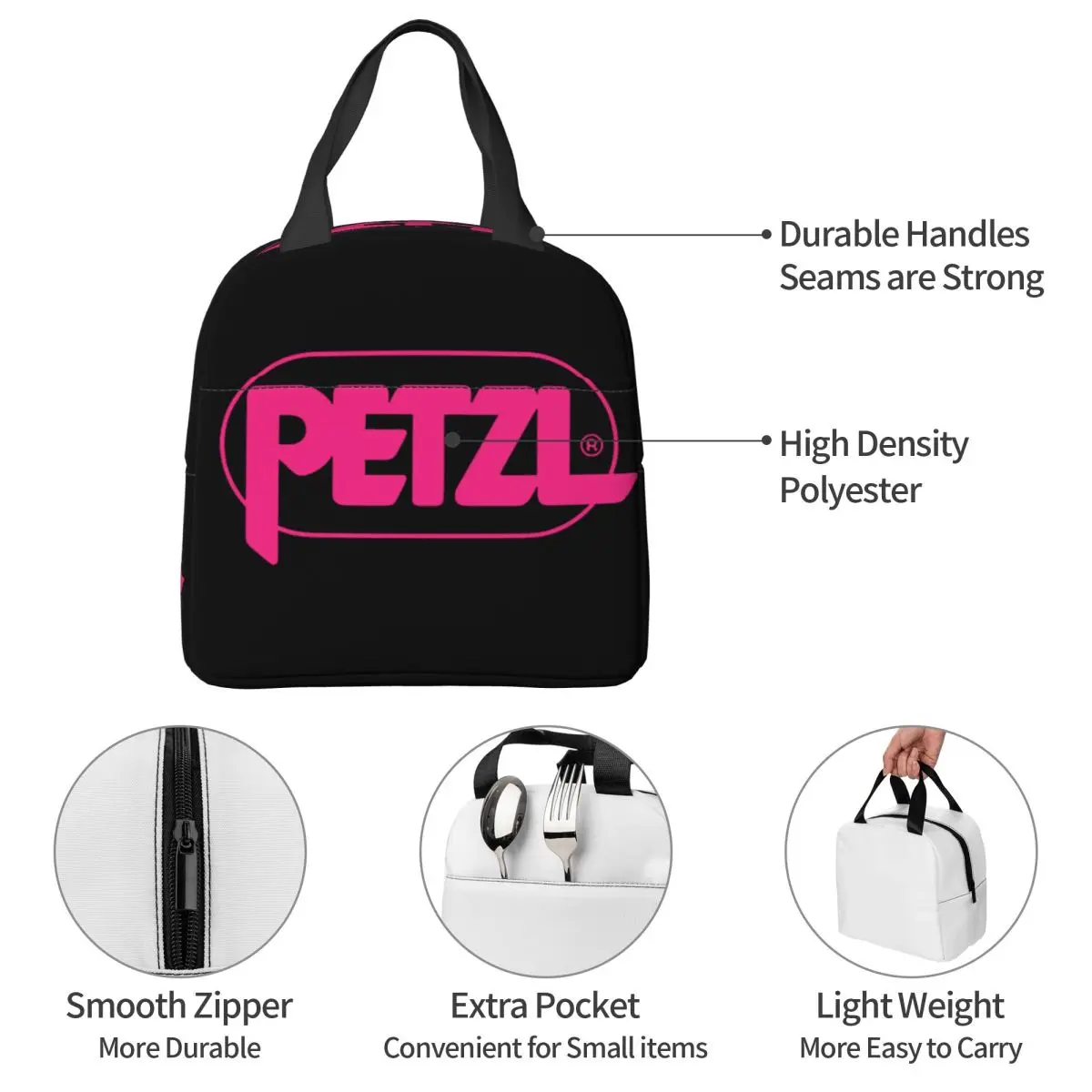 Спортивная изолированная сумка для обеда Petzls сумка-холодильник контейнер еды