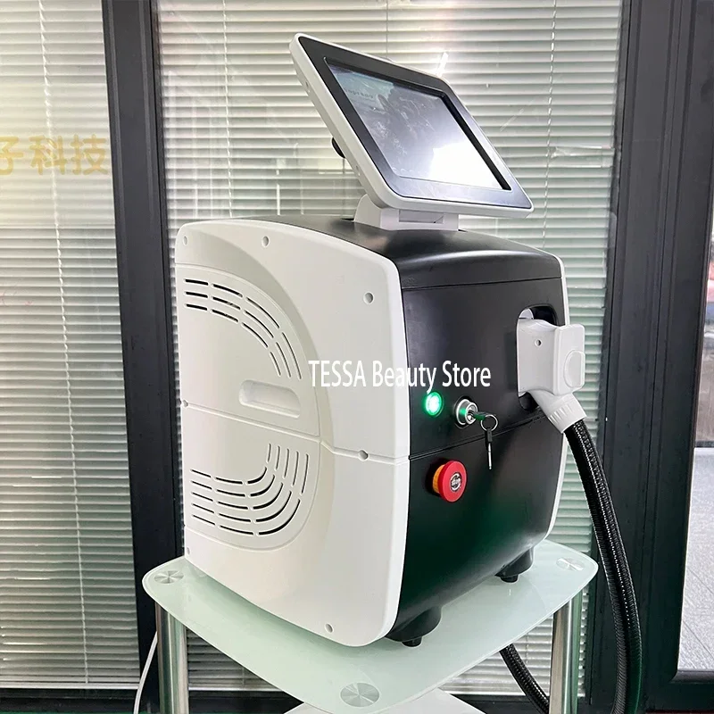 2024 Портативный 808 3-волновый диодный лазер для постоянного удаления волос быстрая