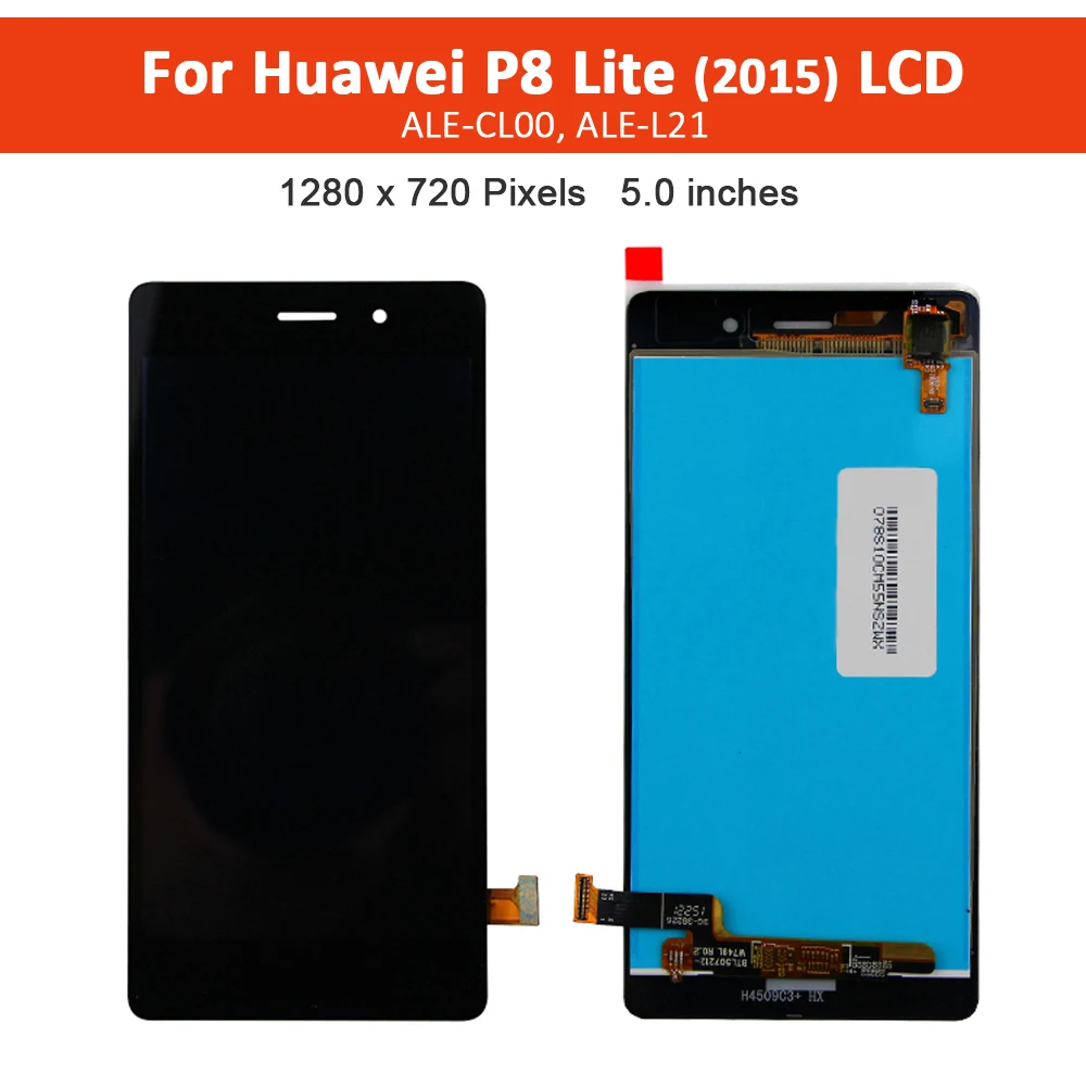 

5.0'' Display Replacement For Huawei P8 Lite LCD Touch Screen Digitizer Assembly For Huawei P8Lite (2015) ALE-L21 CL00 Screen