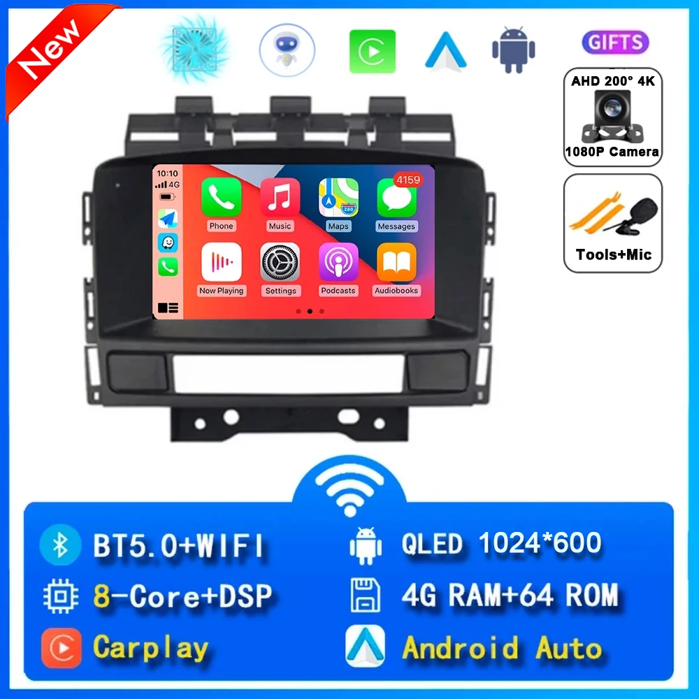 

Автомагнитола на Android 14 для Buick Excelle GT XT Opel Astra J 2010-2014, автомобильное DvD-радио, стерео головное устройство, мультимедийный плеер, GPS-навигация