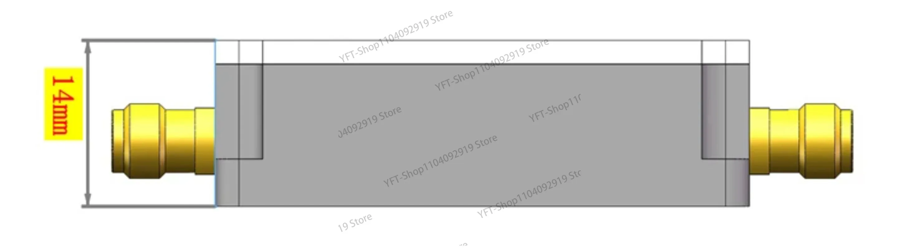 Усилитель мощности микрофона однонаправленный 40 дБ детской SBB5089 + SZA2044