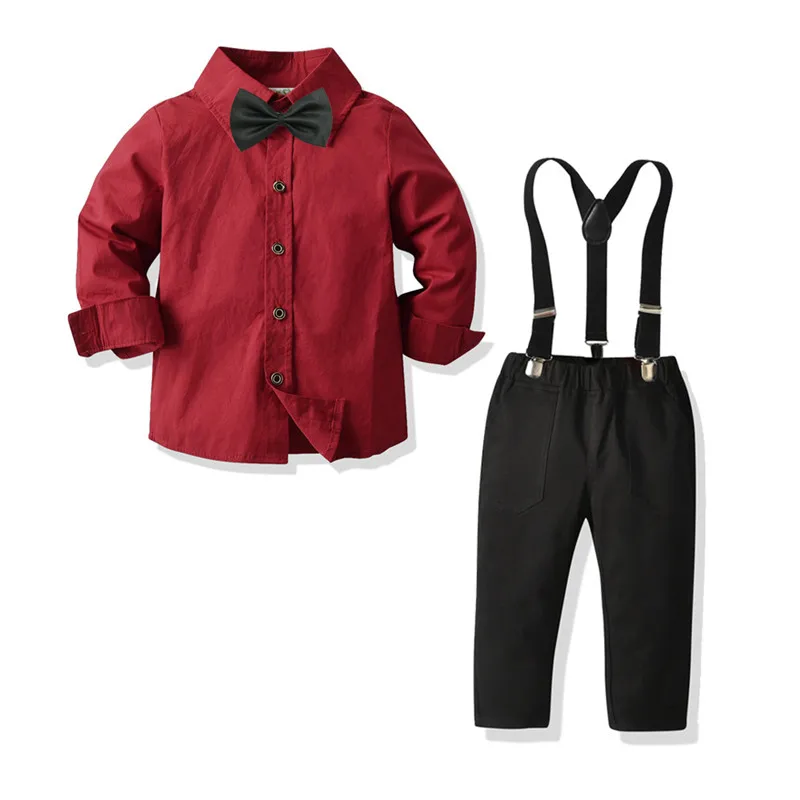 

Новая цветная рубашка для мальчиков, нагрудник, платье, комплект из четырех предметов, детское выступление, костюм на новый год