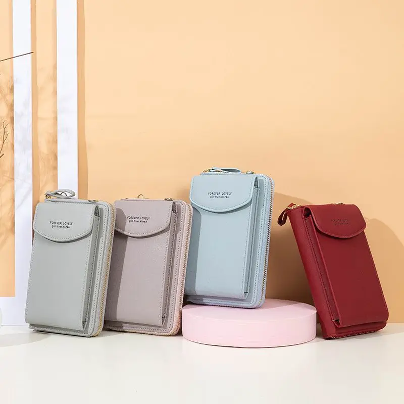 

Woman Elegant PU Luxury Handbags Ladies Vertical Hand Bags Women's Crossbody Bags Fashion Purse Clutch Phone Wallet Shoulder Bag