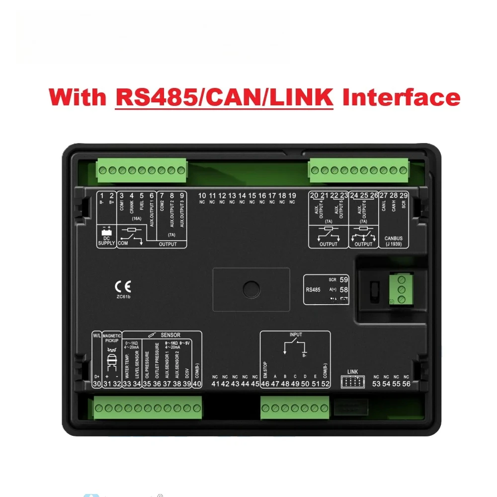 Фото Контроллер насосной установки SmartGen APC615 для двигателей с EFI и без EFI, с интерфейсом RS485 CAN LINK №2