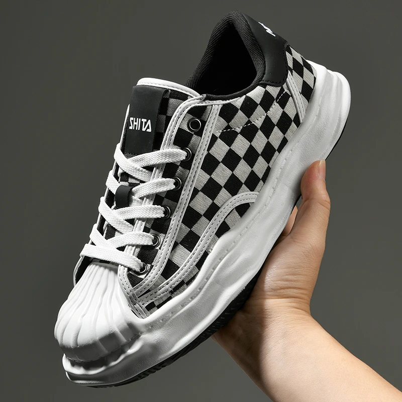 

High Quality Men Sports Sneakers Reflective Women Casual Platform Shoes Spring Outdoor Non-Slip Couple Air Cushion Shoes